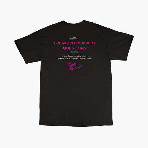 FAQ Question Mark T-Shirt - Frequently Asked Questions