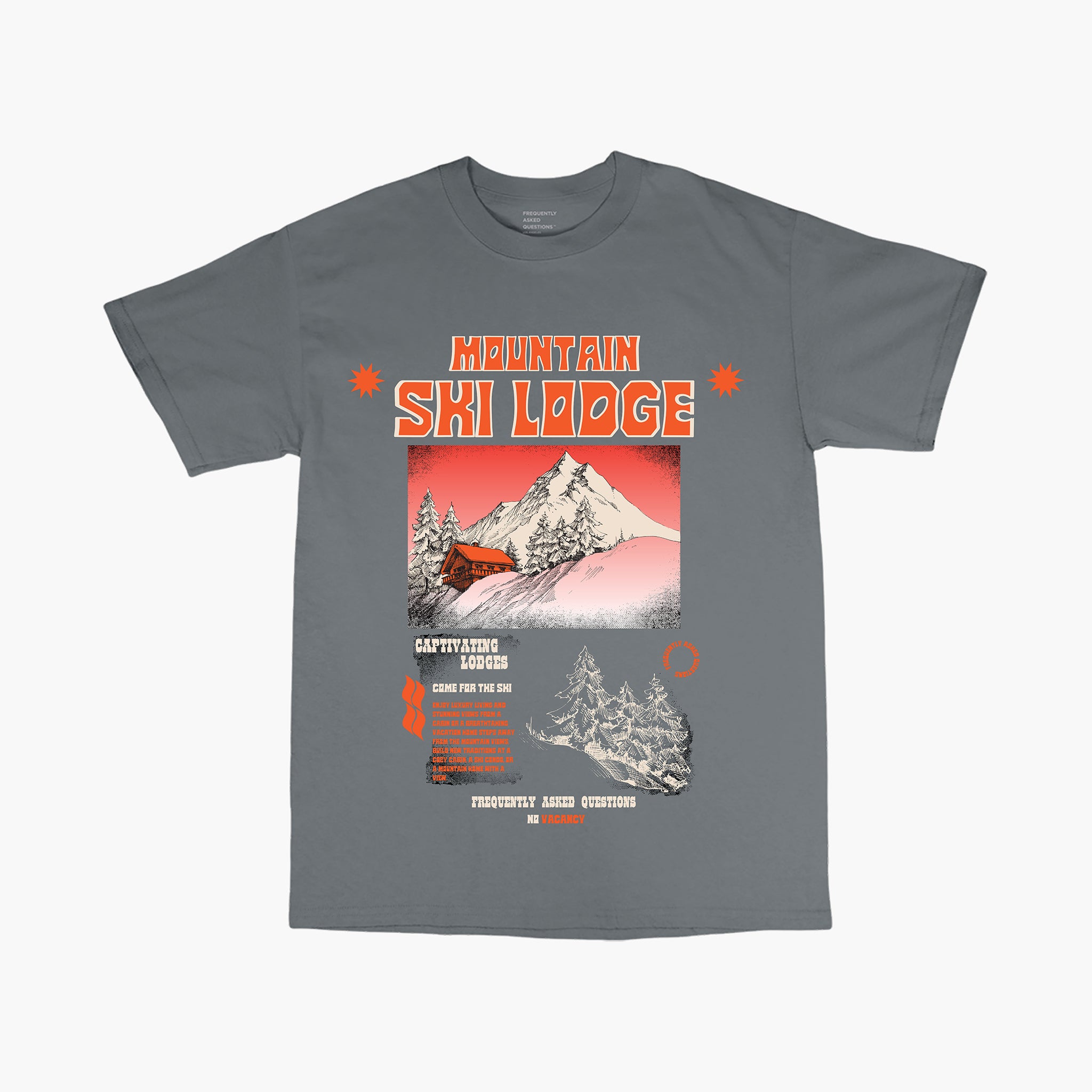 Ski Lodge T-Shirt - Frequently Asked Questions