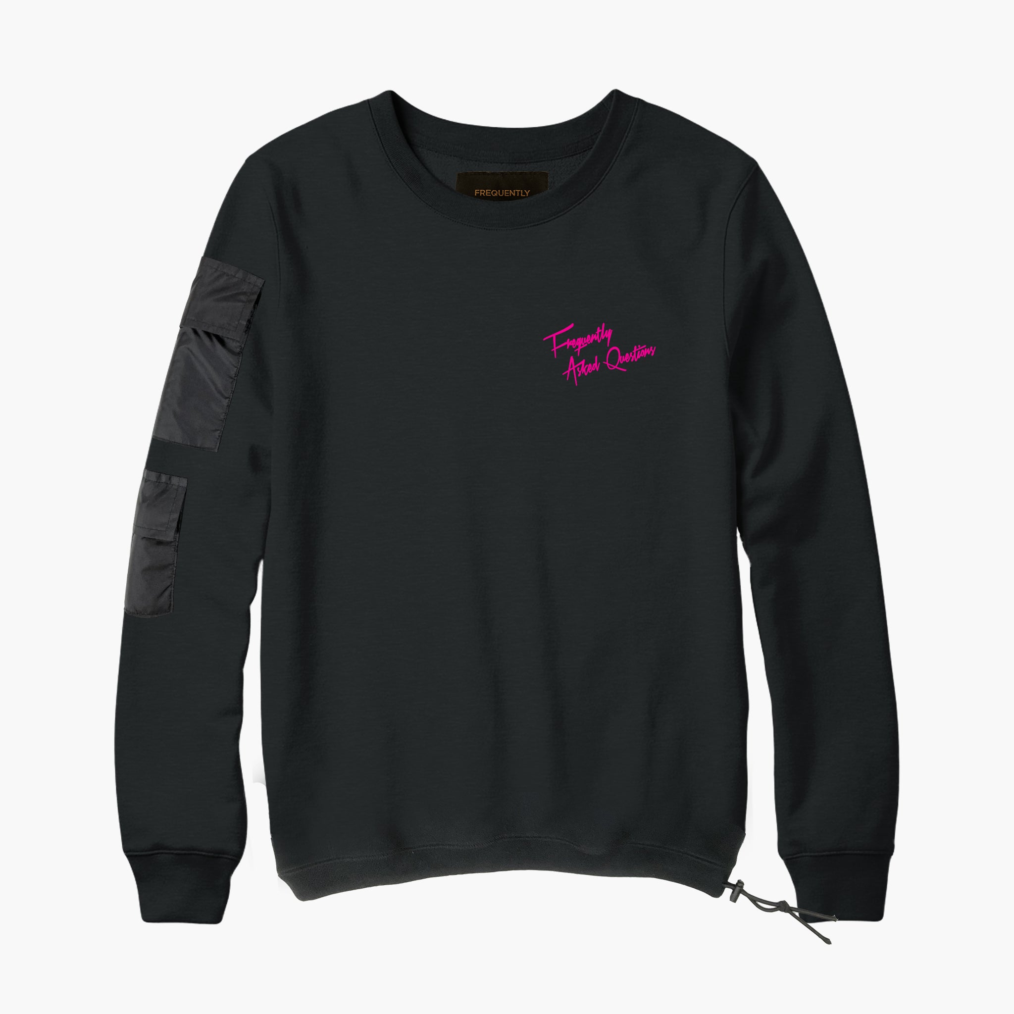 FAQ Pocket Sweatshirt - Frequently Asked Questions