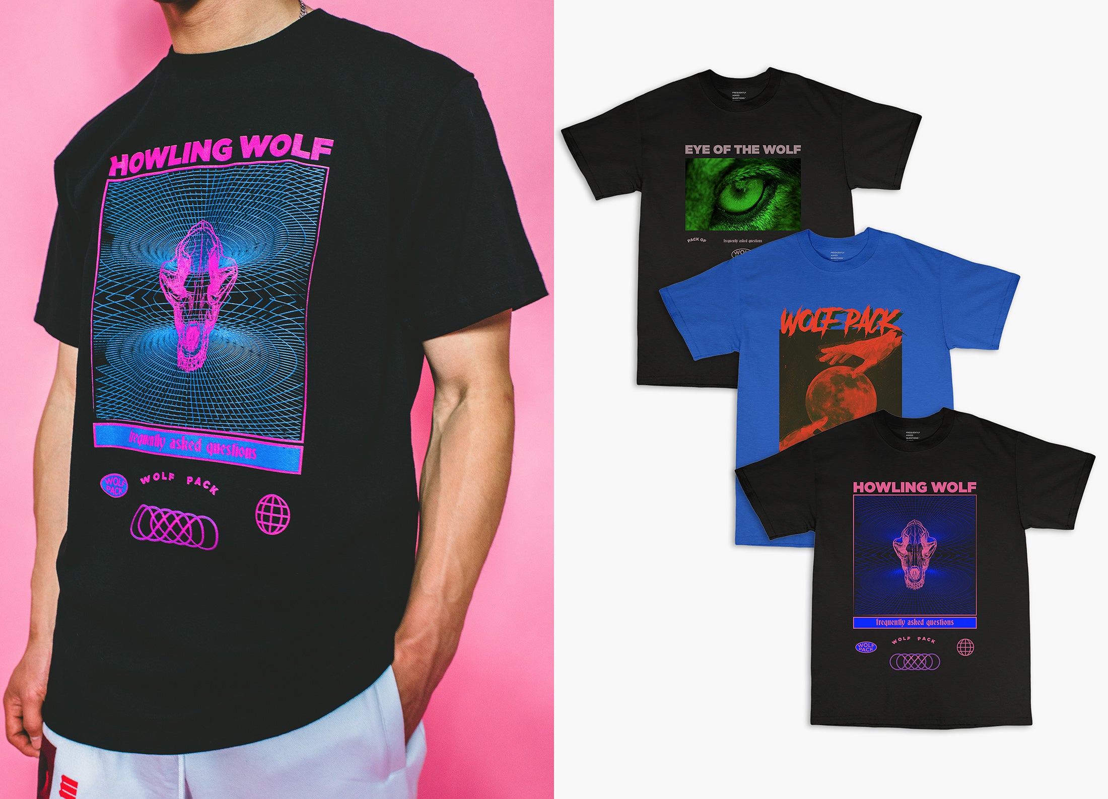 Wolf Pack T-Shirt Bundle - Frequently Asked Questions